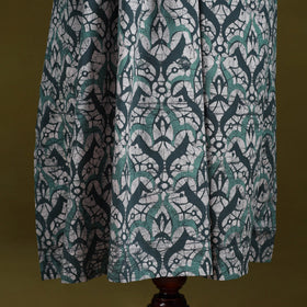 Hand batik cotton long kaftan 11 - handcrafted