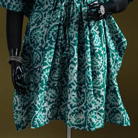 Hand batik cotton medium kaftan 37 - handcrafted