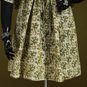 Hand batik cotton medium kaftan 52 - handcrafted