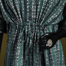Hand batik cotton medium kaftan 55 - handcrafted