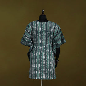 Hand batik cotton medium kaftan 55 - handcrafted
