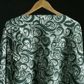 Hand block batik print cotton wrap around skirt 03