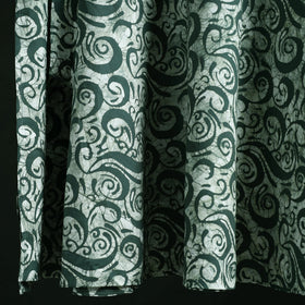 Hand block batik print cotton wrap around skirt 03