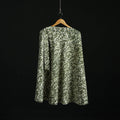 Hand block batik print cotton wrap around skirt 08