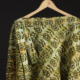 Hand batik cotton wrap around skirt 100 - handcrafted