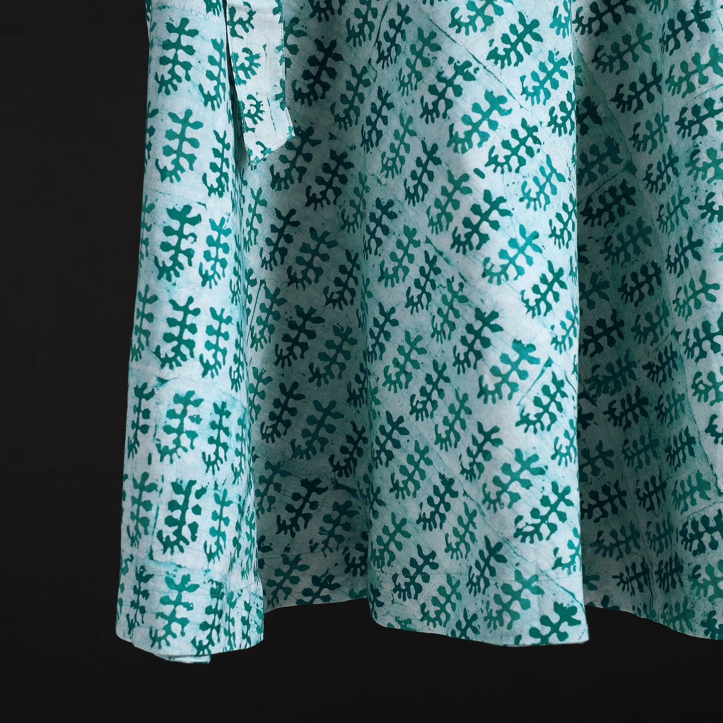 Hand batik cotton wrap around skirt 101 - handcrafted