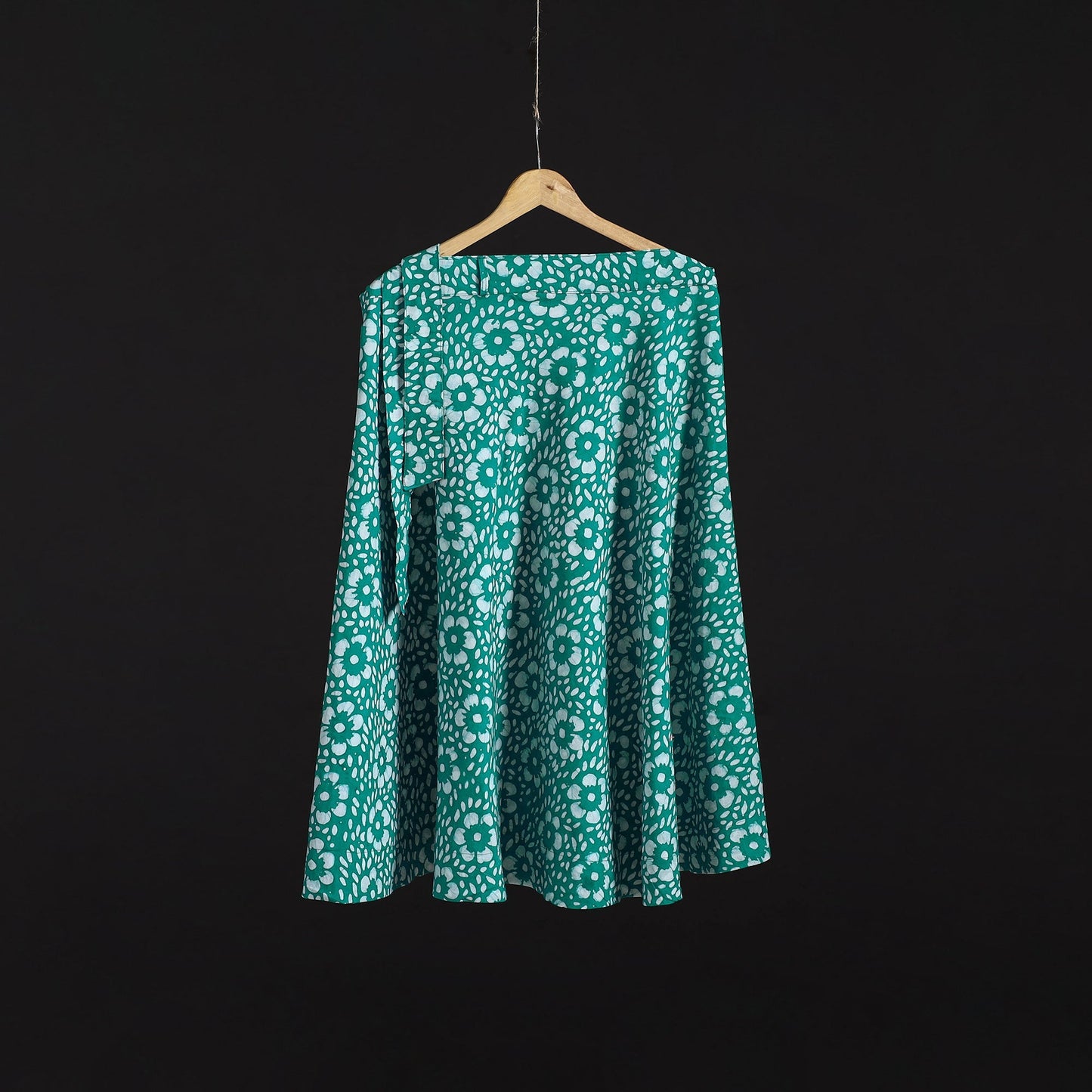 Hand batik cotton wrap around skirt 106 - handcrafted