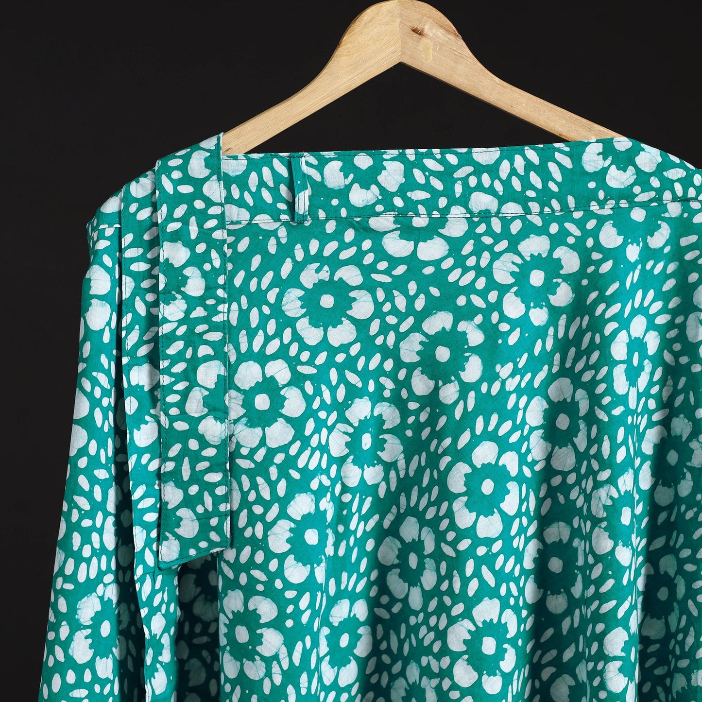 Hand batik cotton wrap around skirt 106 - handcrafted