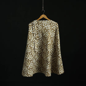 Hand block batik print cotton wrap around skirt 23