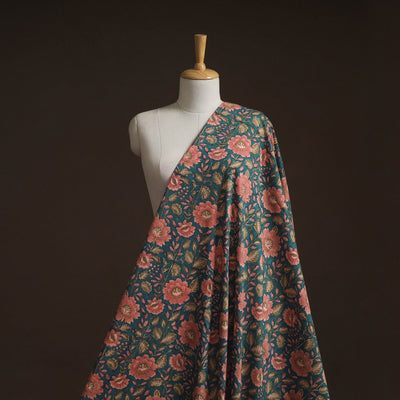 Hand block print cotton sanganeri fabric 07 - handcrafted
