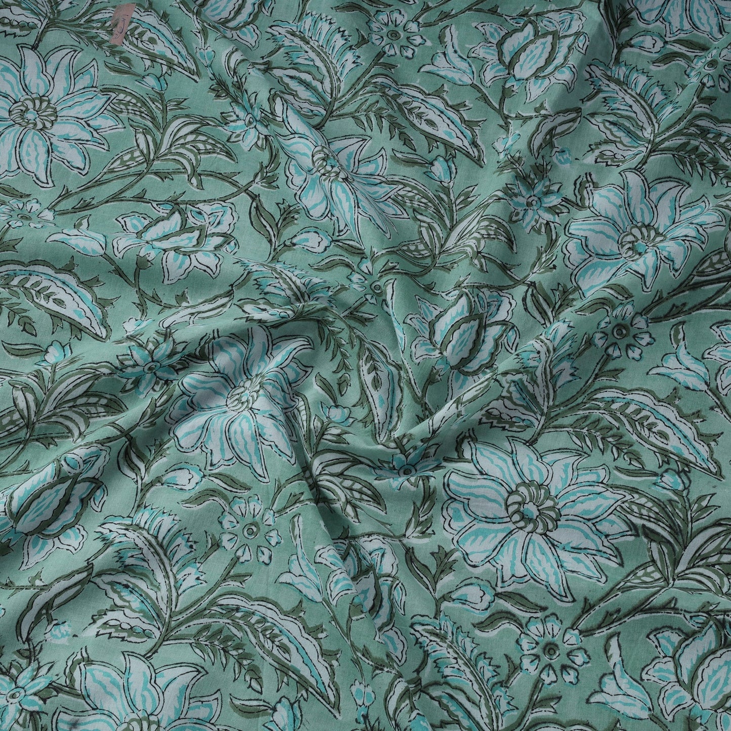 Hand cotton sanganeri fabric 11 - handcrafted