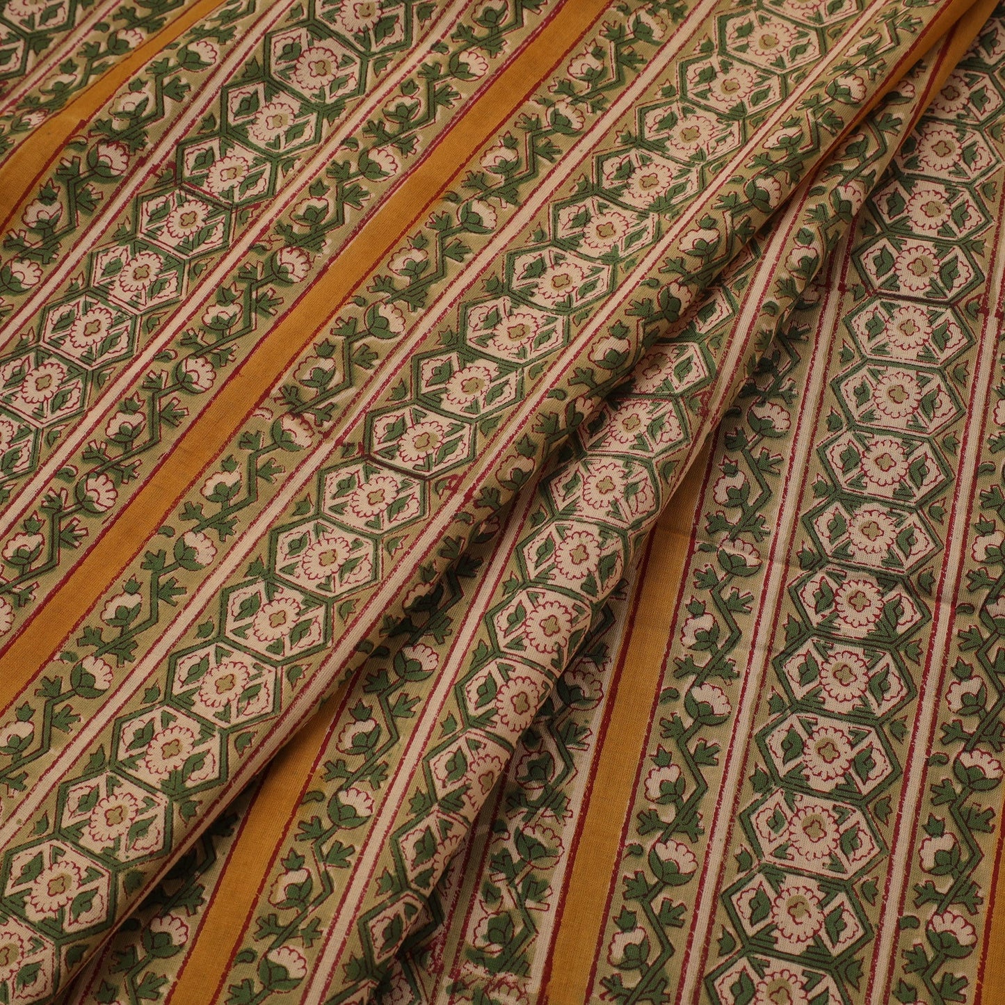 Hand cotton sanganeri fabric 14 - handcrafted