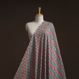 Hand block print cotton sanganeri fabric 15 - handcrafted