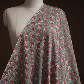 Hand block print cotton sanganeri fabric 15 - handcrafted
