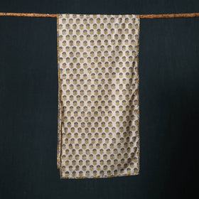 Hand block print cotton sanganeri stole 06 - handcrafted