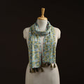 Hand cotton sanganeri stole 20 - handcrafted