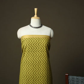 Hand block print mangalagiri cotton 3pc unstitched dress