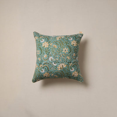 Hand sanganeri cushion cover 07 - handcrafted