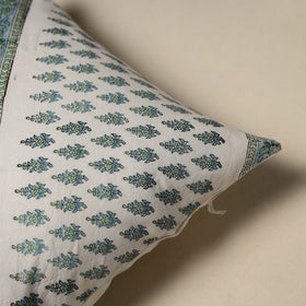 Hand sanganeri floral cushion cover 11 - handcrafted