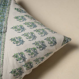 Hand sanganeri floral cushion cover 13 - handcrafted