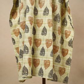 Buy Hand Block Printed Cotton Kaftan with Tie-Up Waist l iTokri.com