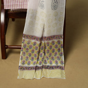Hand sanganeri cotton 3pc unstitched dress material 08