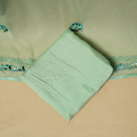 Hand embroidered georgette 3pc unstitched dress material 01