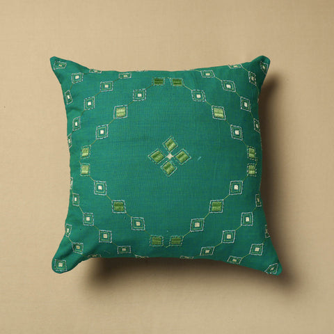 Buy Hand Embroidery Plain Cotton Cushion Cover (16 x 16 in) Online at iTokri.com