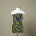 Buy Green Hand Block Print Patchwork Cotton Kurta Material