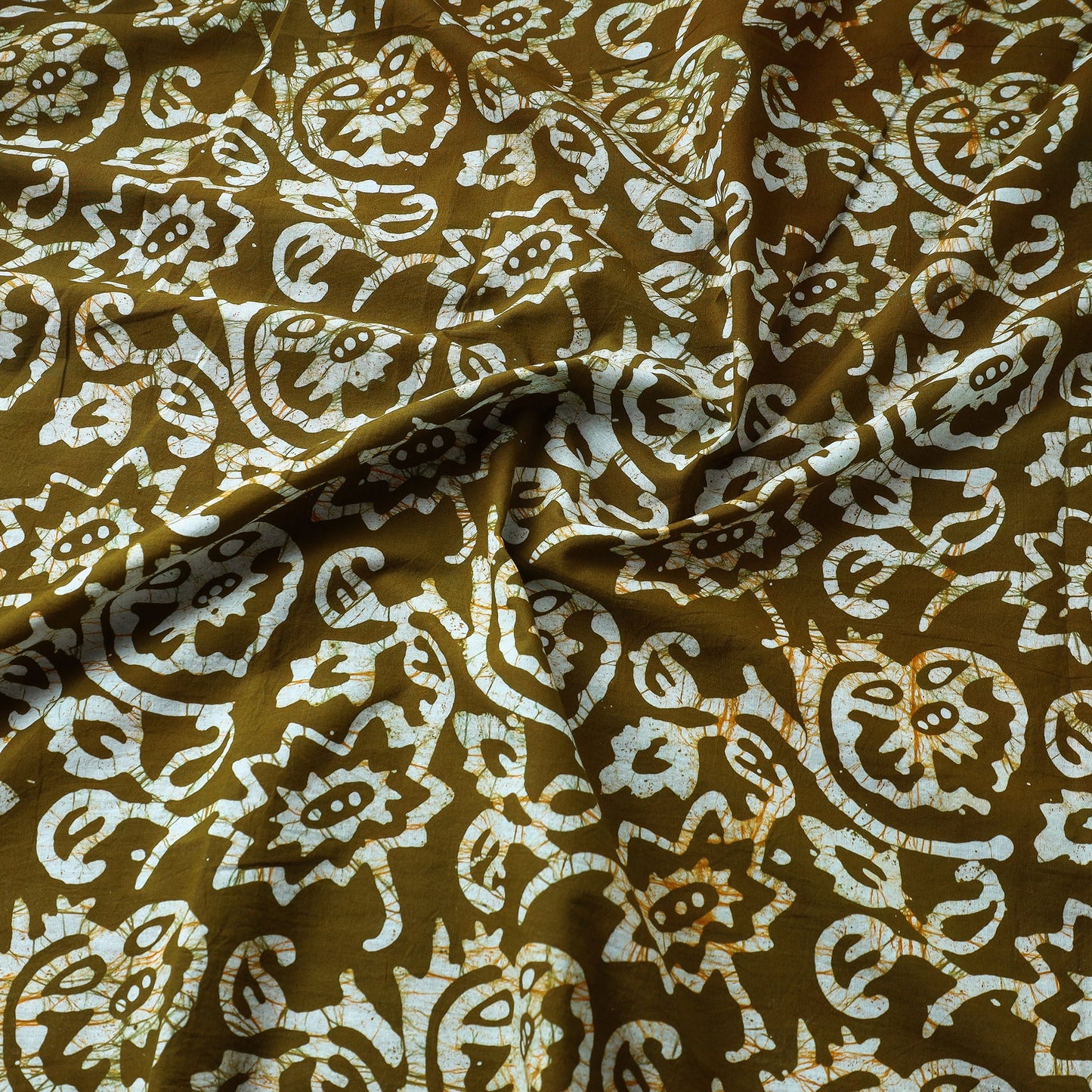  Hand Printed Cotton Batik Fabric
