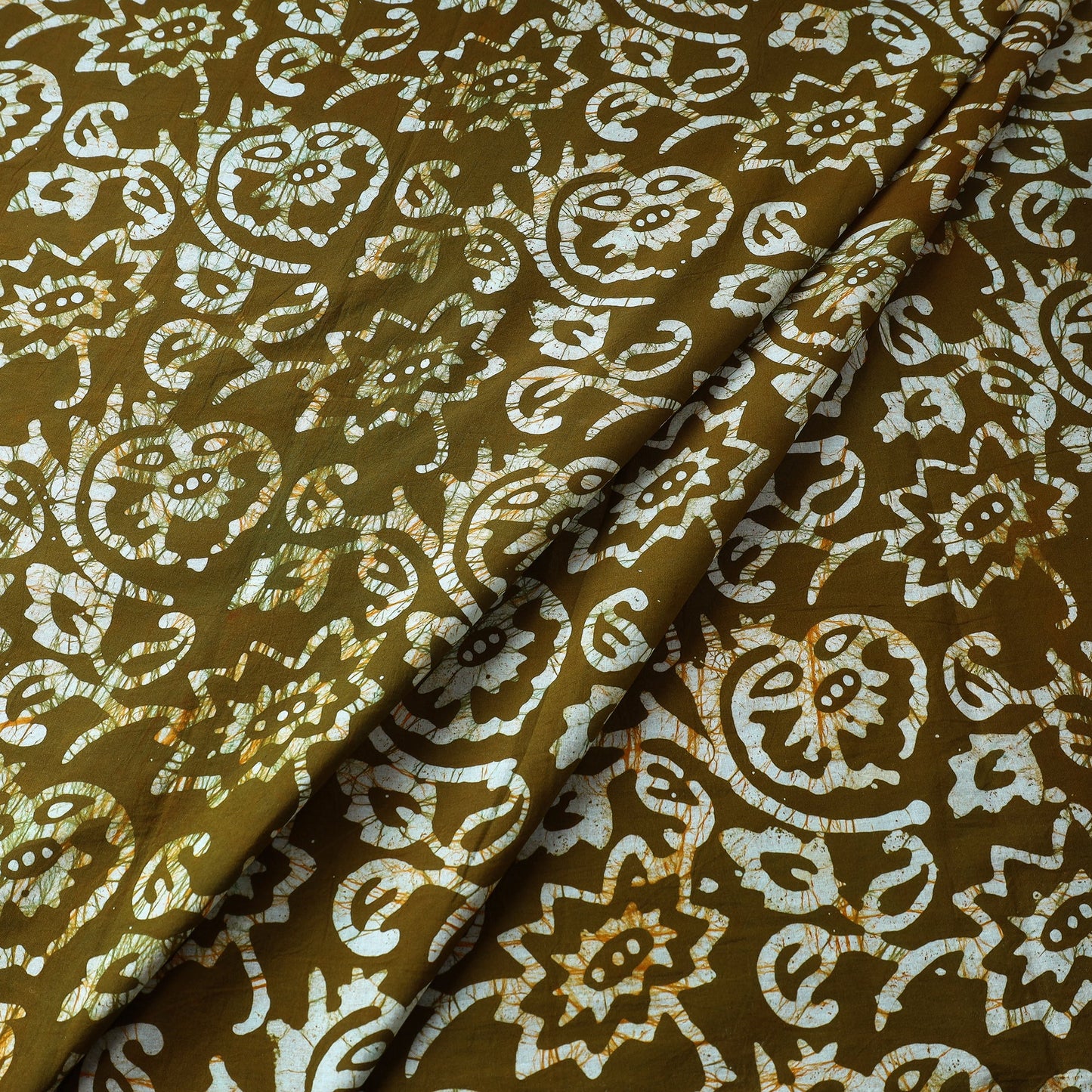  Hand Printed Cotton Batik Fabric