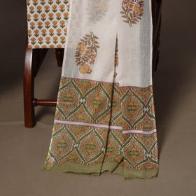 Hand sanganeri cotton 3pc unstitched dress material 14