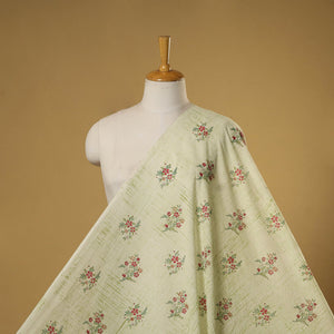 Hand slub cotton sanganeri fabric 12 - handcrafted