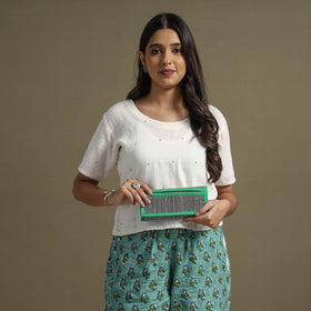 Green Handcrafted Audio Tape Clutch Wallet