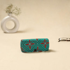 Handcrafted bengal kantha work spectacle case 22