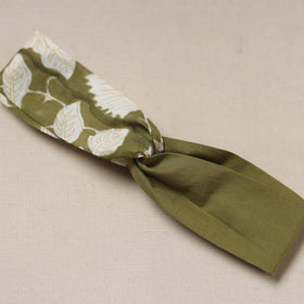 Handcrafted cotton elastic headband 01