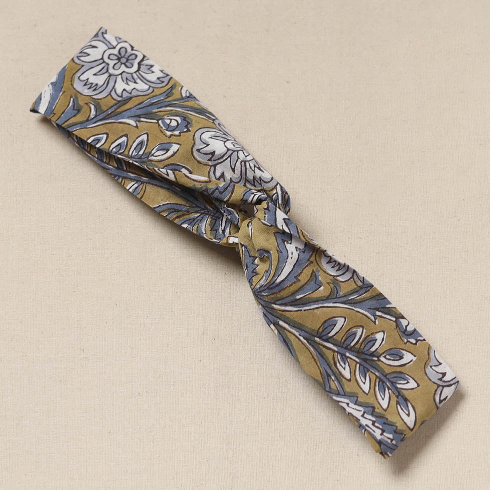 Handcrafted cotton elastic headband 33