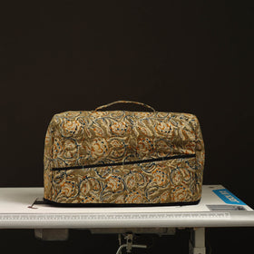 Green Handcrafted Cotton Sewing Machine Cover 