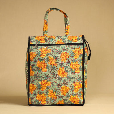 Green Handcrafted Cotton Shopping Bag 04