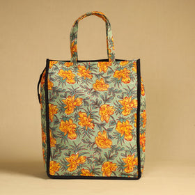 Green Handcrafted Cotton Shopping Bag 04