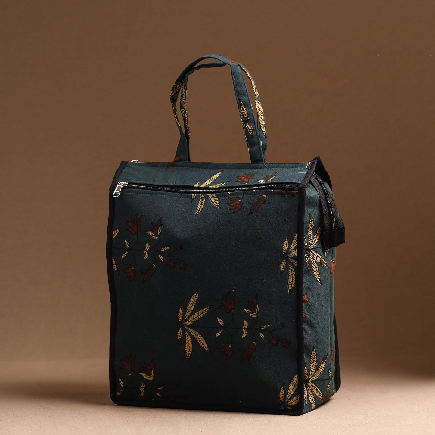 Green Handcrafted Cotton Shopping Bag 06