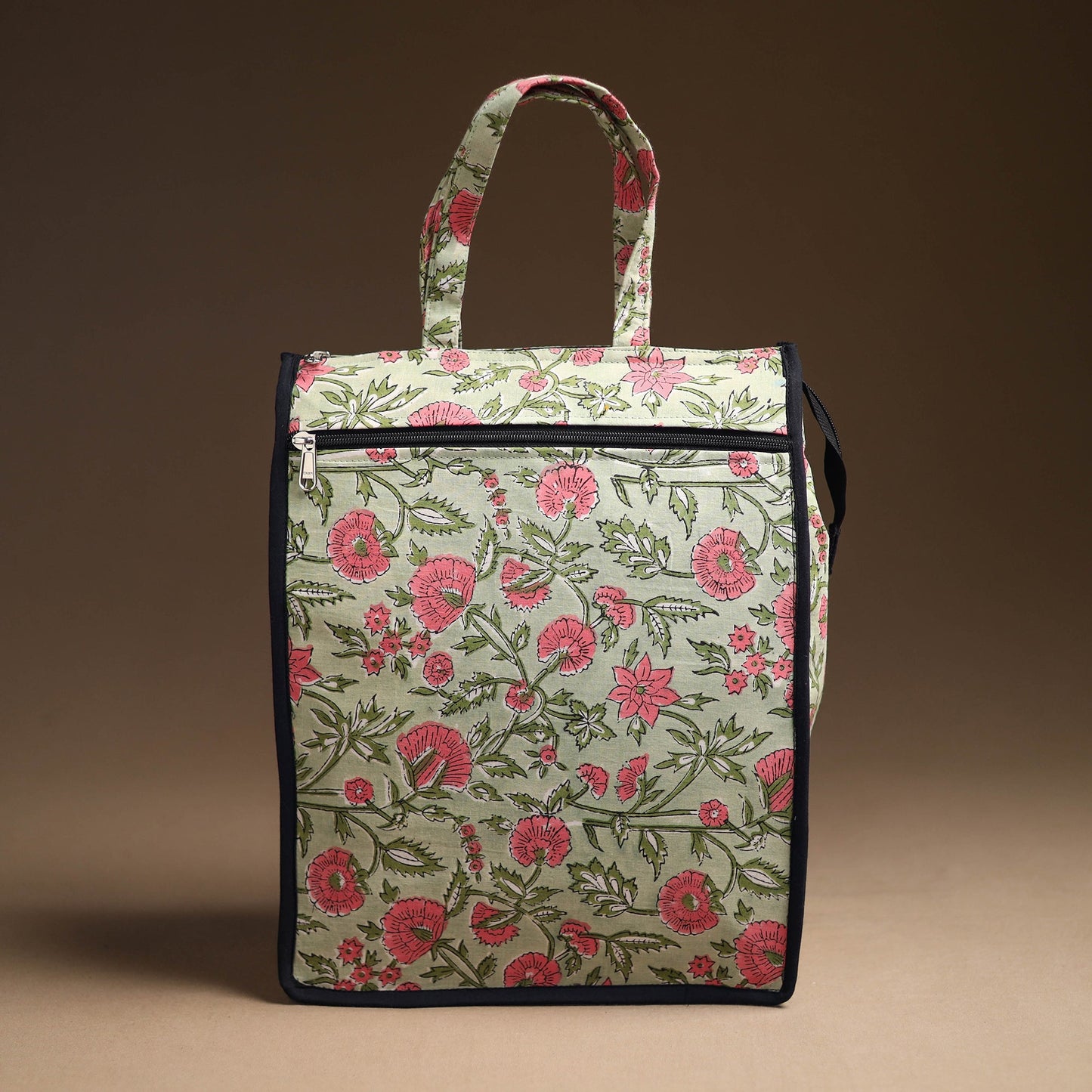Green Handcrafted Cotton Shopping Bag 08