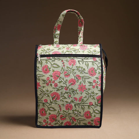 Green Handcrafted Cotton Shopping Bag 08