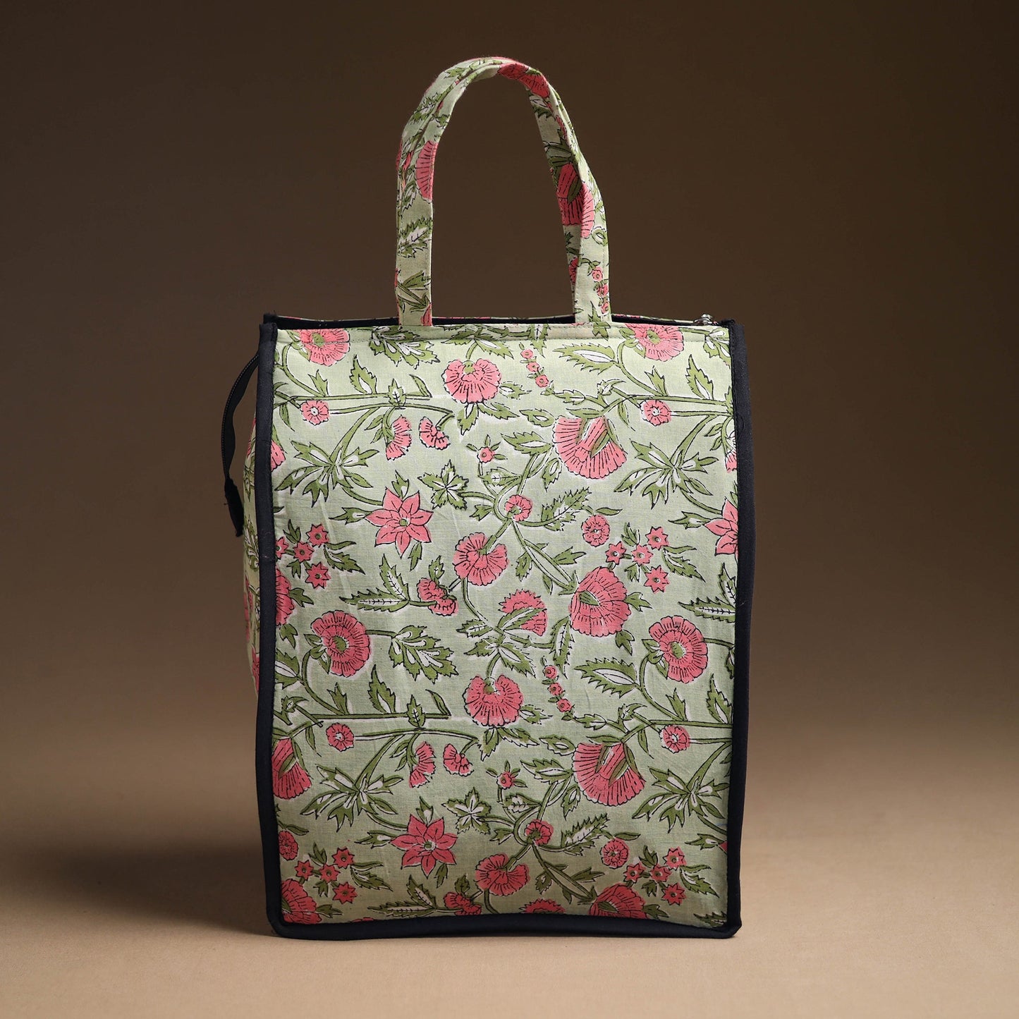 Green Handcrafted Cotton Shopping Bag 08