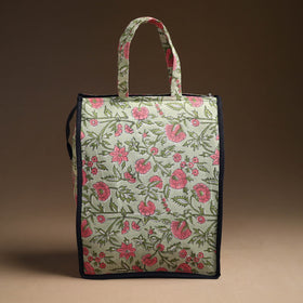 Green Handcrafted Cotton Shopping Bag 08