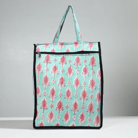 Green Handcrafted Cotton Shopping Bag 12