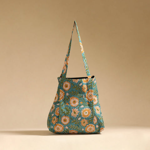 Handcrafted fabric jhola bag 08