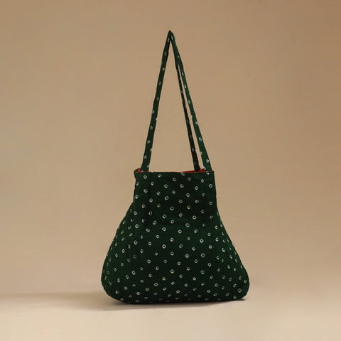 Handcrafted fabric jhola bag 09