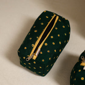 Handcrafted fabric toiletry bags (set of 3) 10
