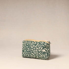 Brown - handcrafted fabric toiletry pouch 36